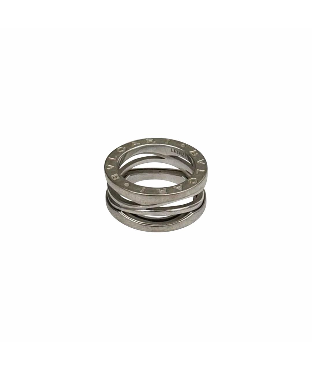 BVLGARI Серебряное кольцо из белого золота, фото 1