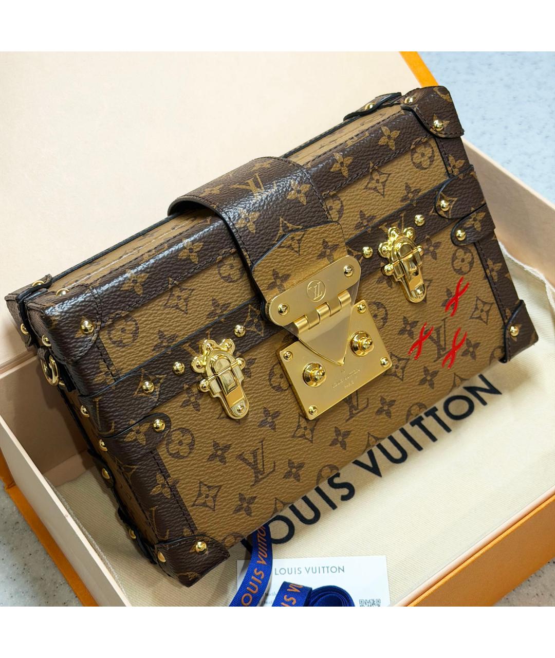 LOUIS VUITTON Коричневая сумка через плечо, фото 5