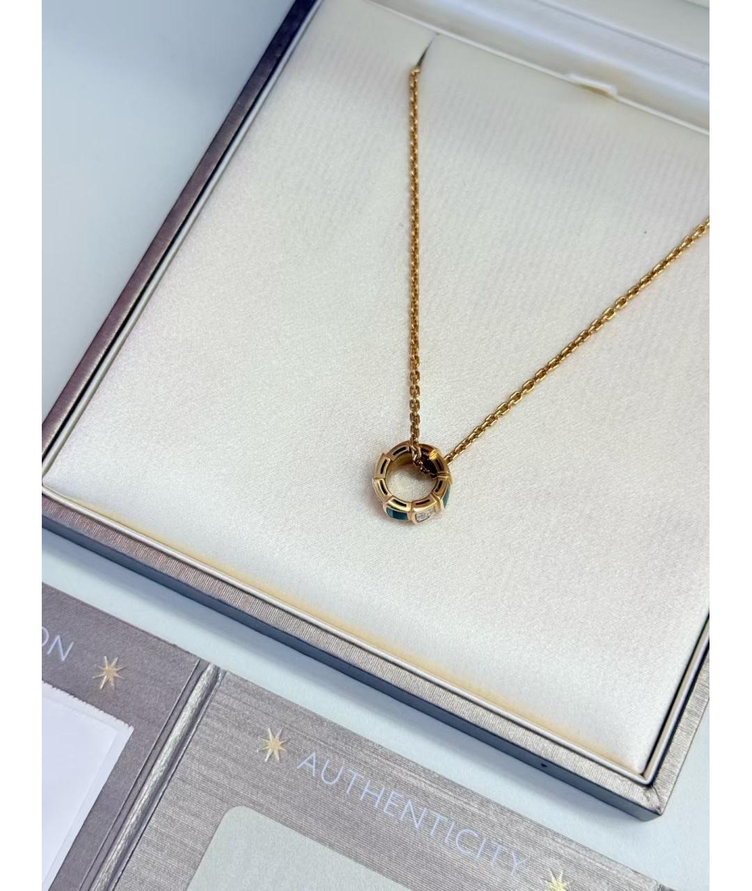 BVLGARI Золотое колье из розового золота, фото 3