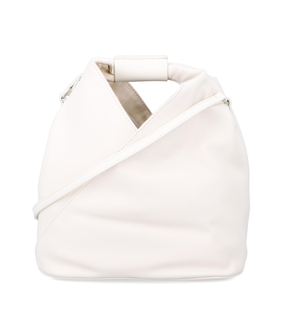 MM6 MAISON MARGIELA Белая сумка тоут из искусственной кожи, фото 1