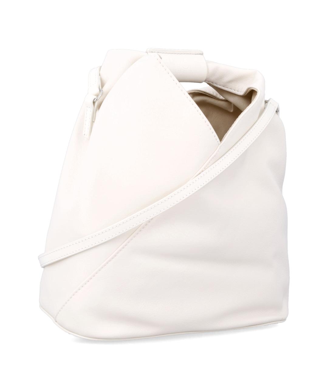 MM6 MAISON MARGIELA Белая сумка тоут из искусственной кожи, фото 2