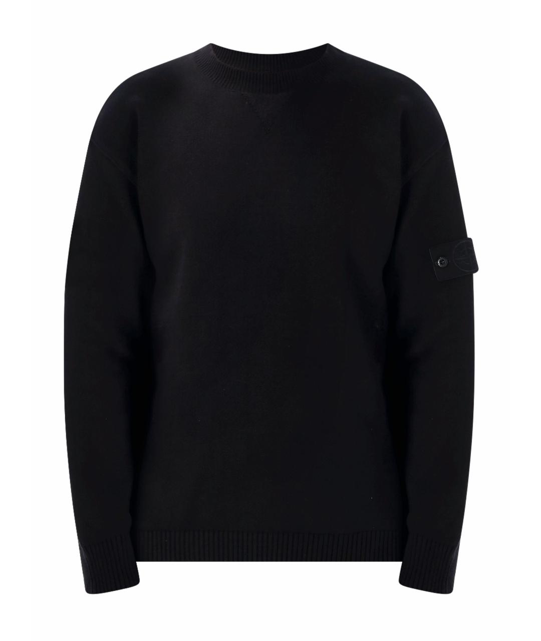 STONE ISLAND Черный джемпер / свитер, фото 1