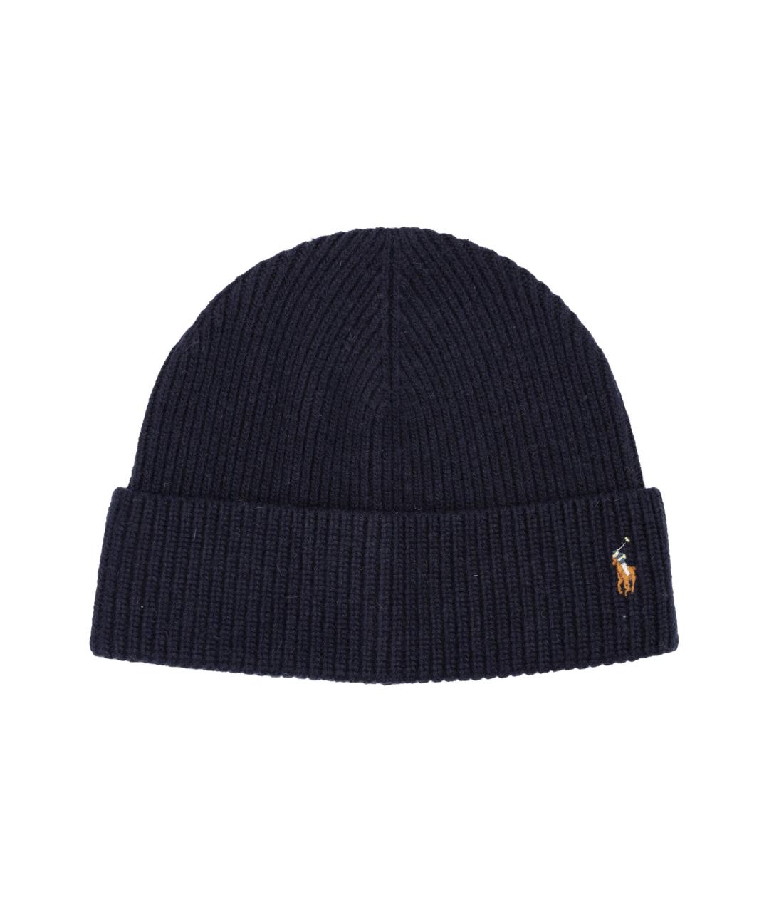 POLO RALPH LAUREN Темно-синяя шапка, фото 1