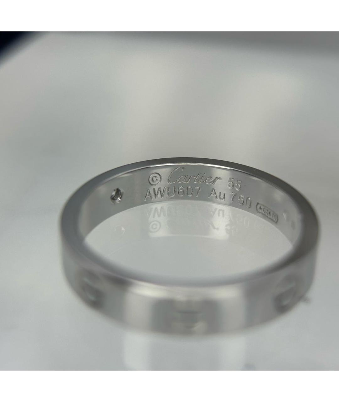 CARTIER Серебряное кольцо из белого золота, фото 3