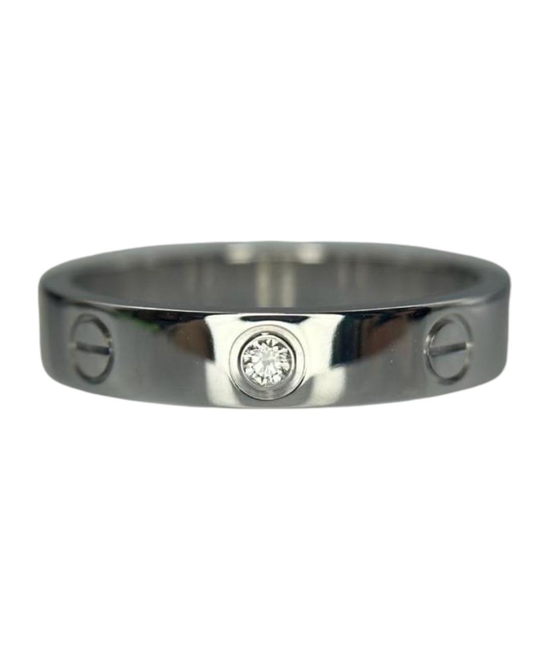 CARTIER Серебряное кольцо из белого золота, фото 1