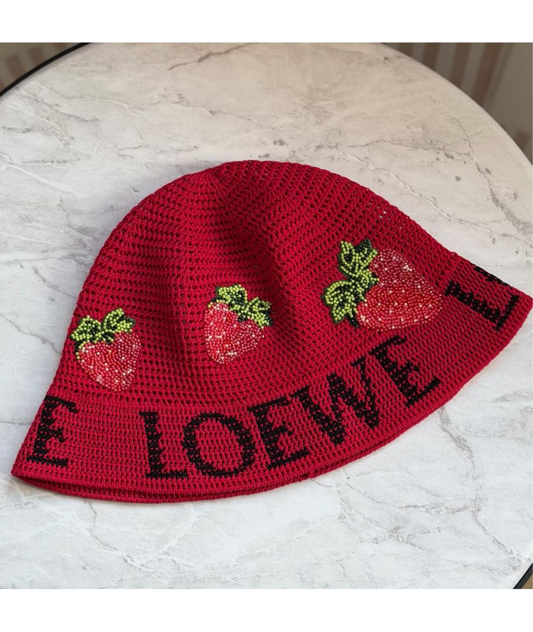 LOEWE Красная панама, фото 3