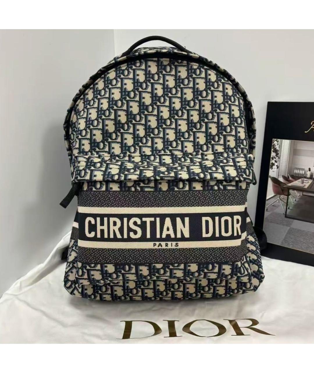 CHRISTIAN DIOR Мульти жаккардовый рюкзак, фото 3