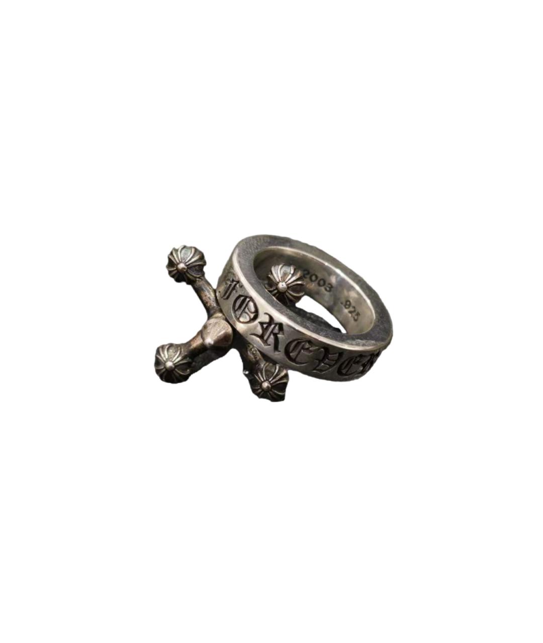 CHROME HEARTS Серебряное серебряное кольцо, фото 2