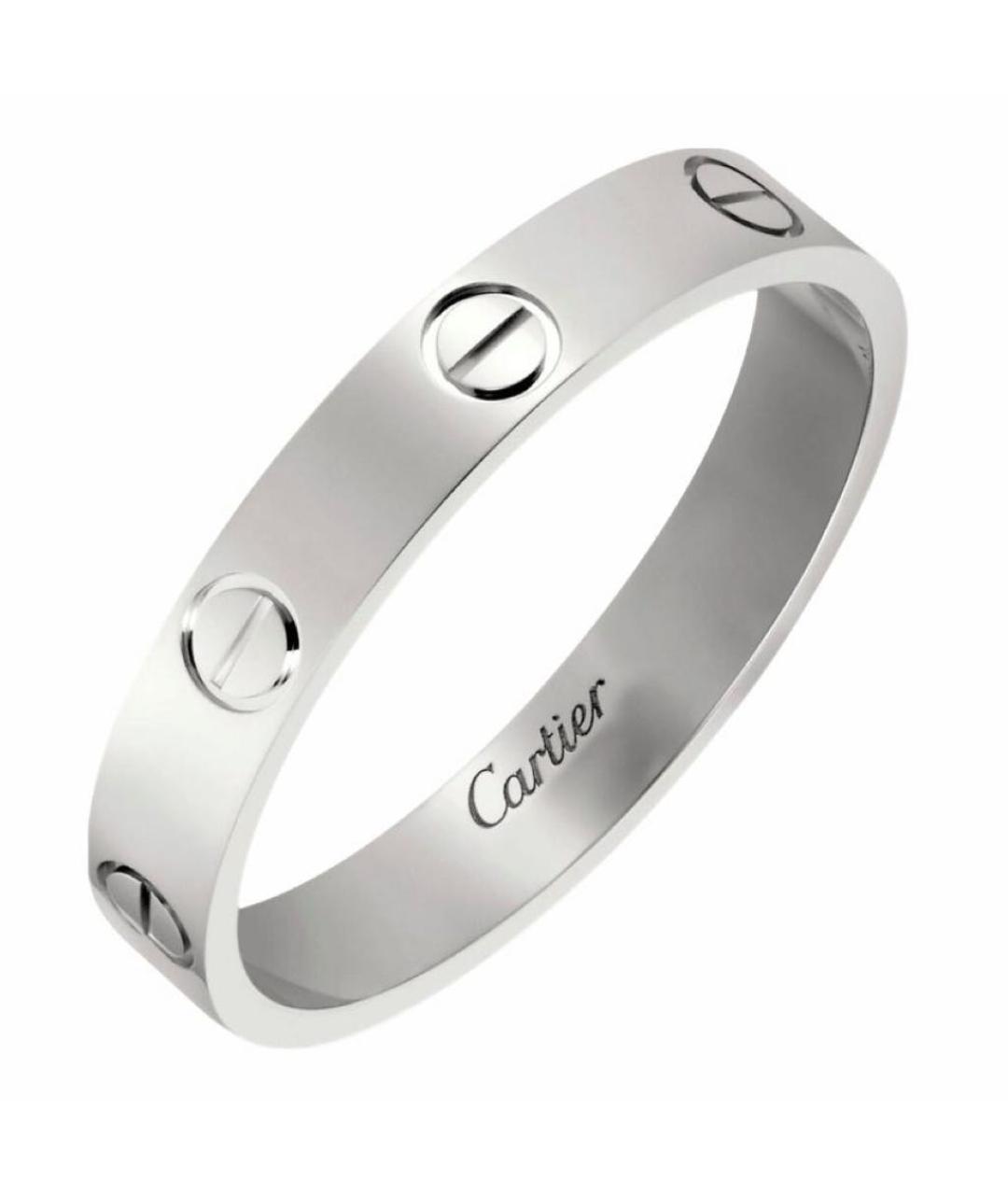 CARTIER Серебряное кольцо из белого золота, фото 1