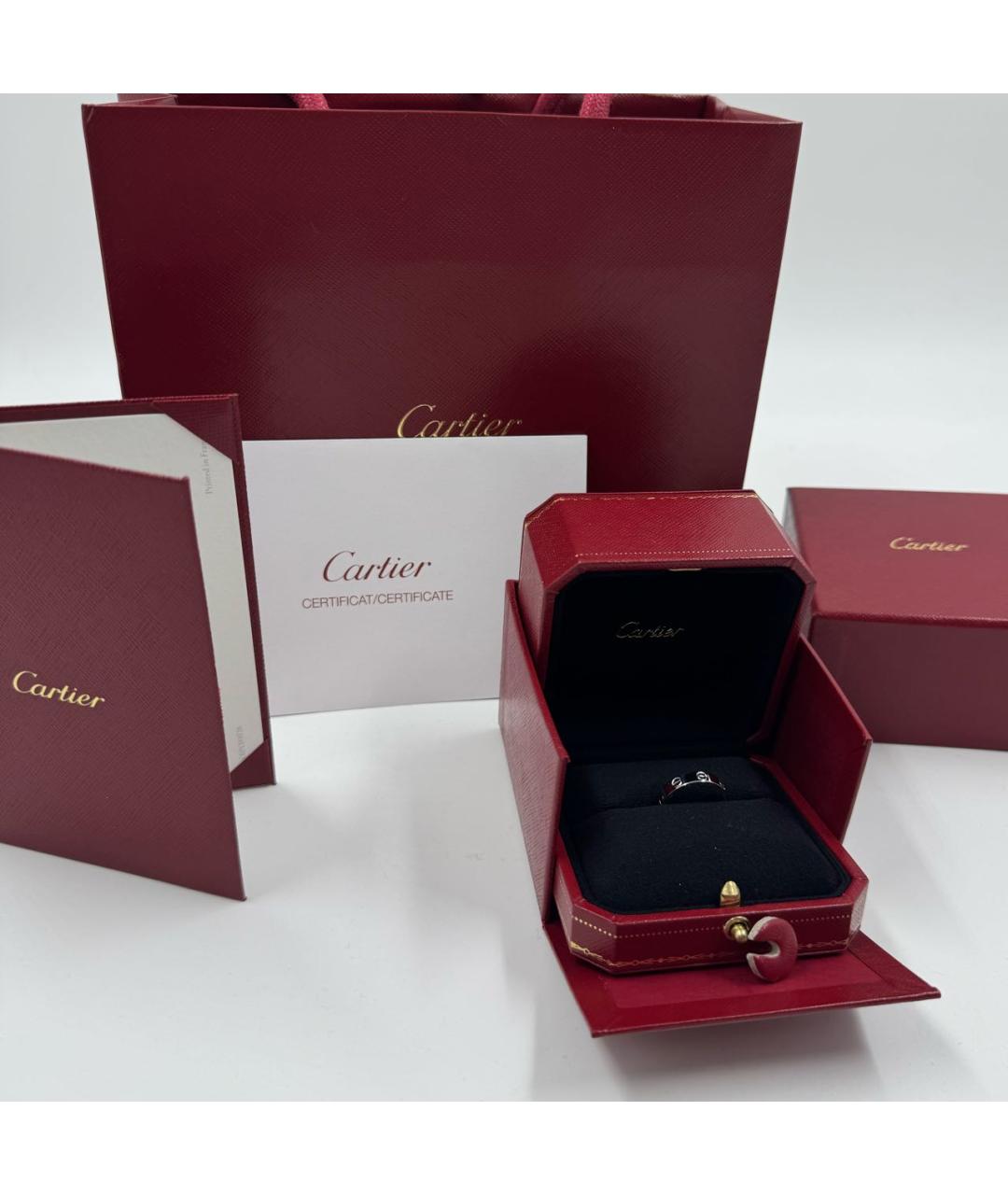 CARTIER Серебряное кольцо из белого золота, фото 2