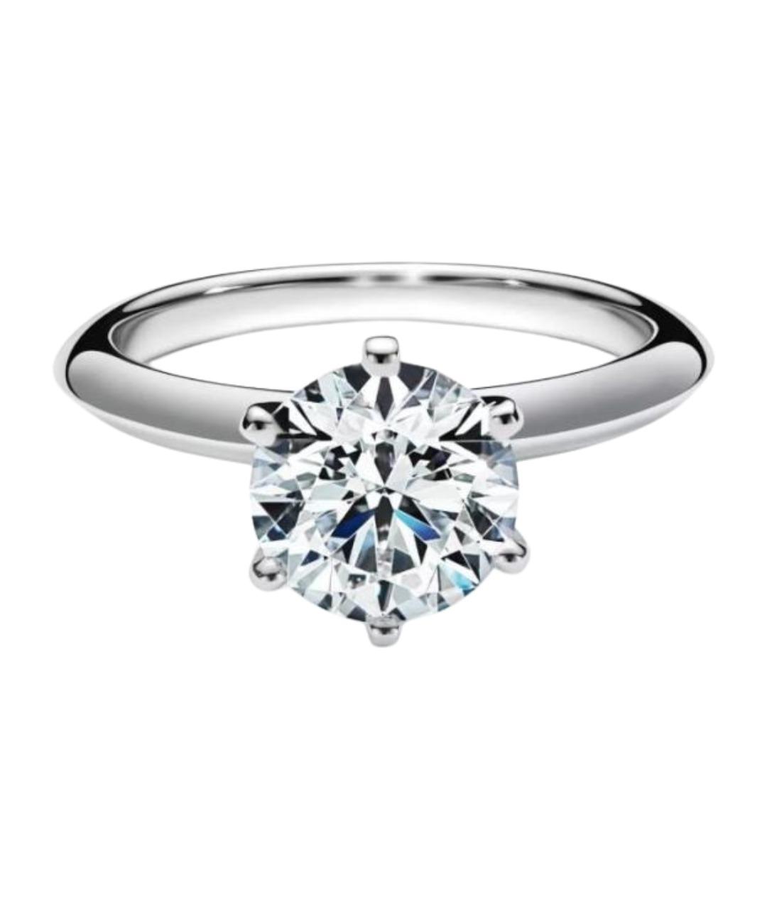 TIFFANY&CO Серебряное платиновое кольцо, фото 1