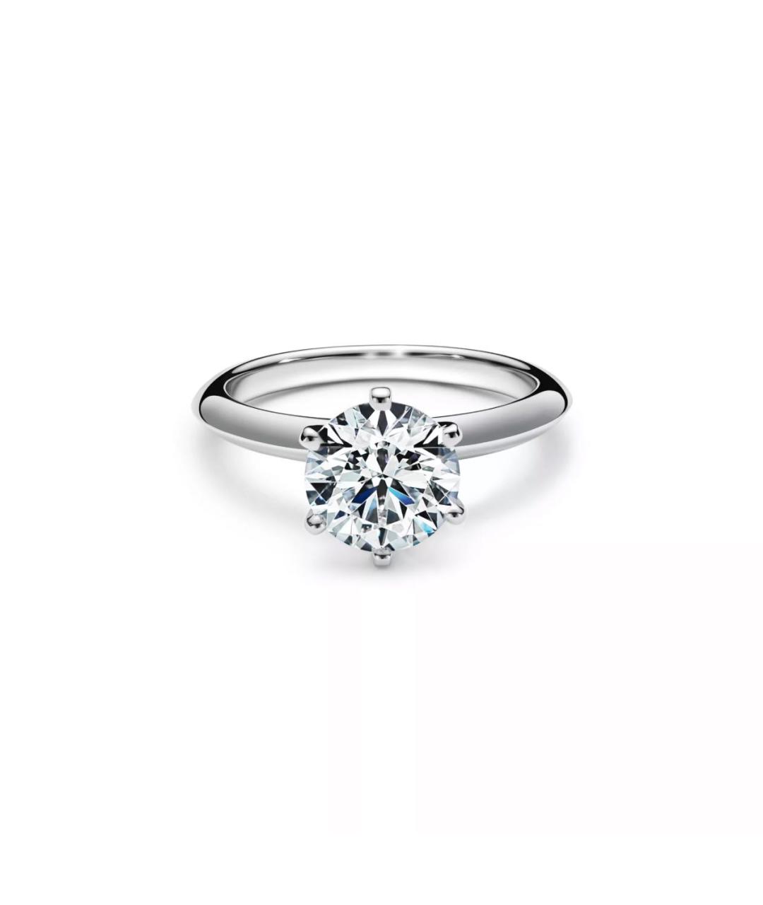 TIFFANY&CO Серебряное платиновое кольцо, фото 5