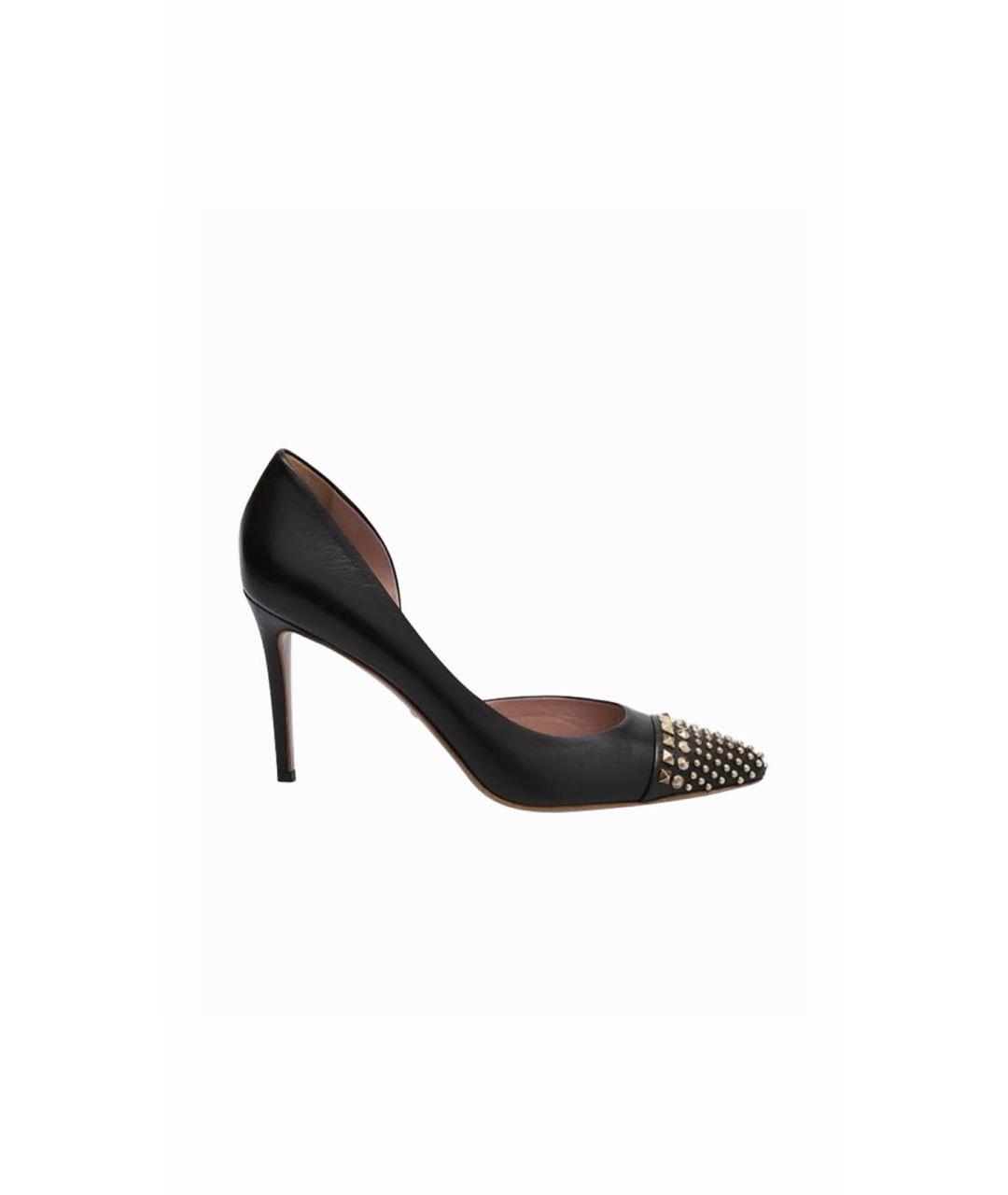 GUCCI Черные кожаные туфли, фото 8