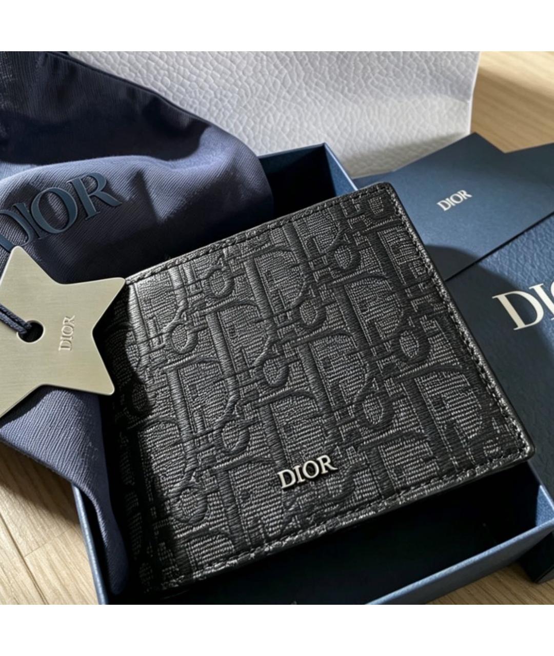 CHRISTIAN DIOR Черный кошелек, фото 4