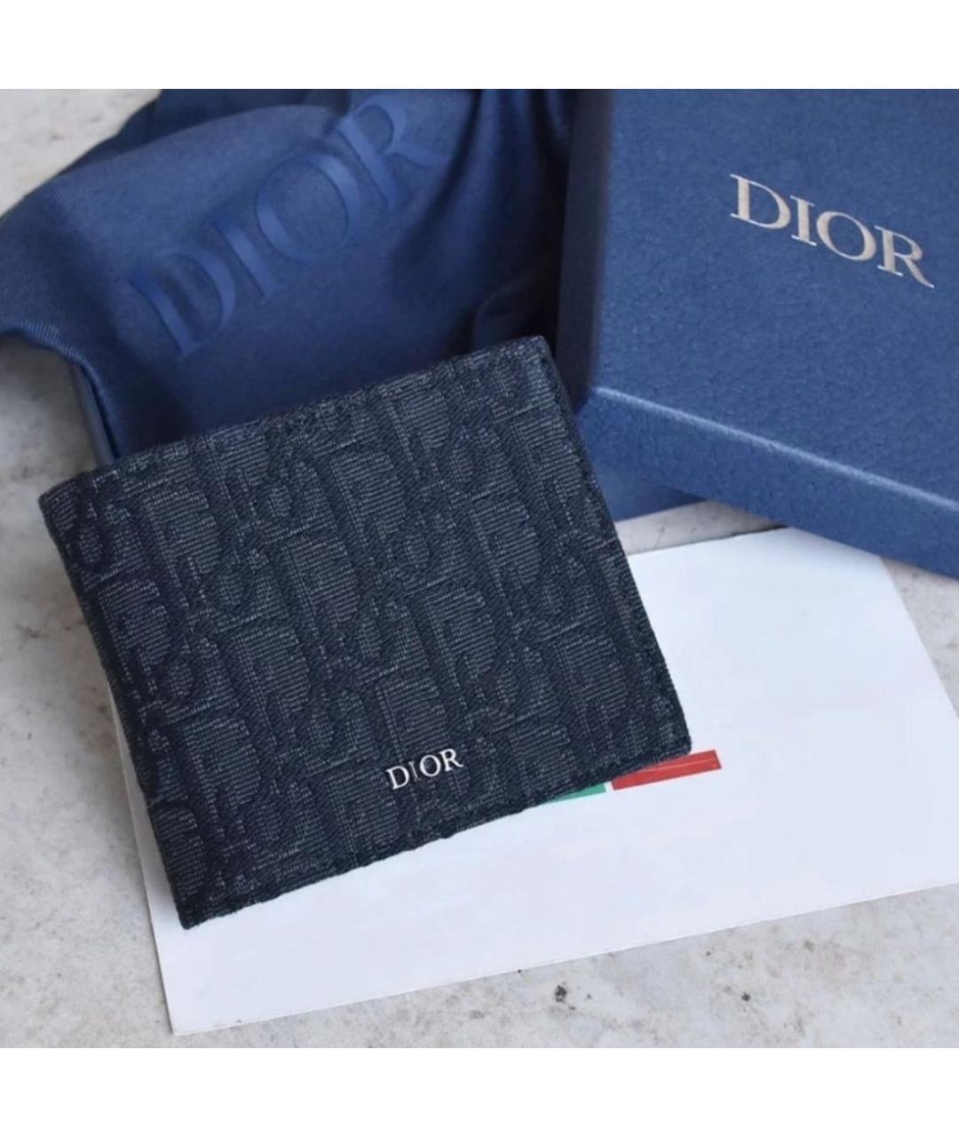 CHRISTIAN DIOR Черный кошелек, фото 3