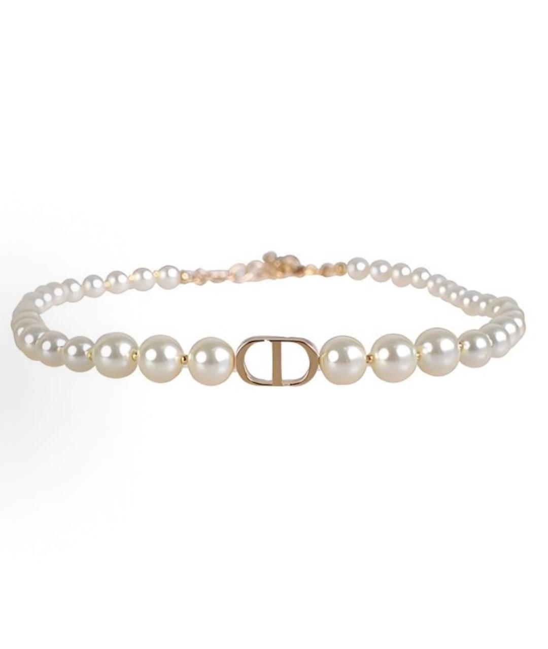 CHRISTIAN DIOR Белое колье, фото 5