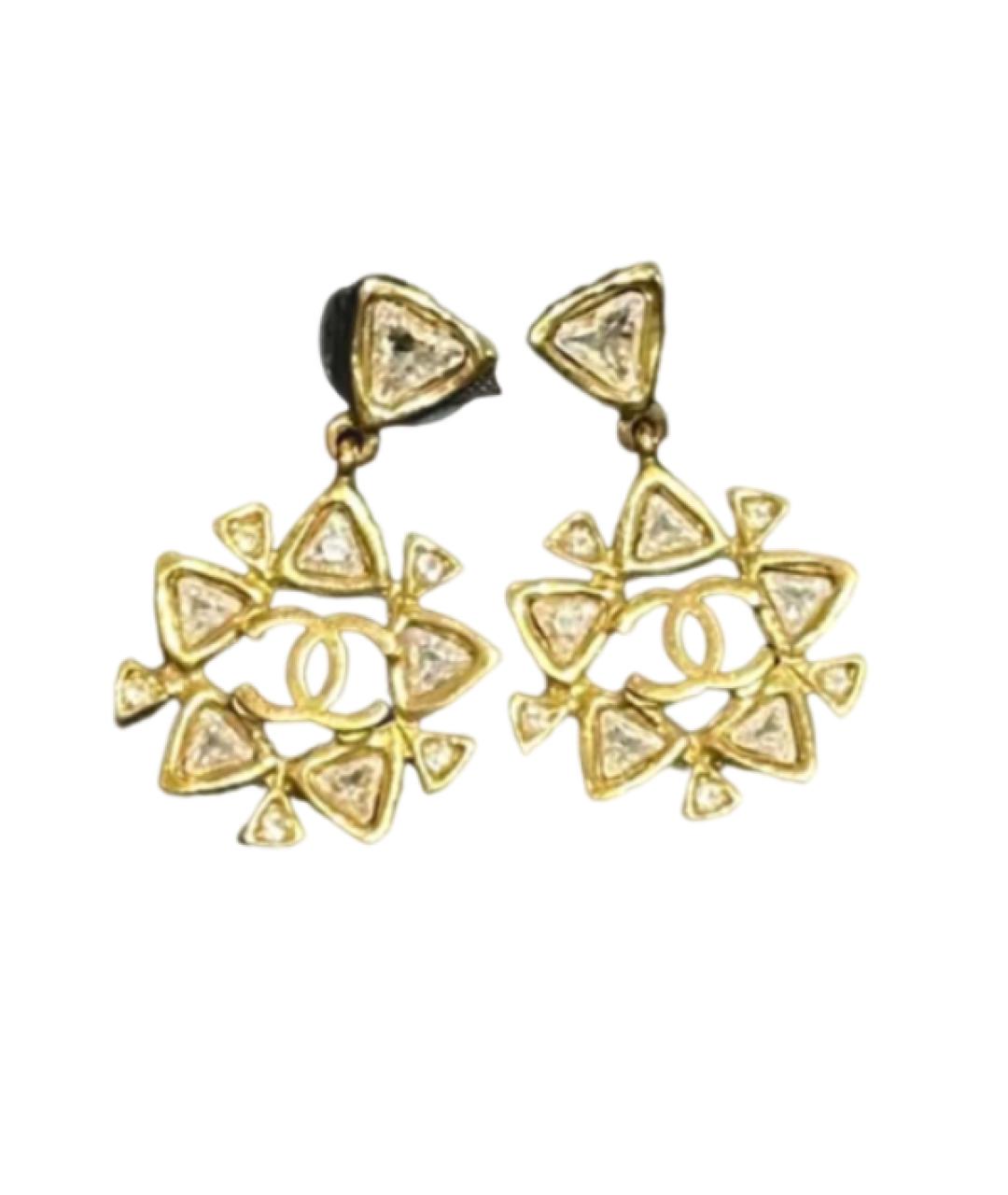 CHANEL Золотые серьги, фото 6