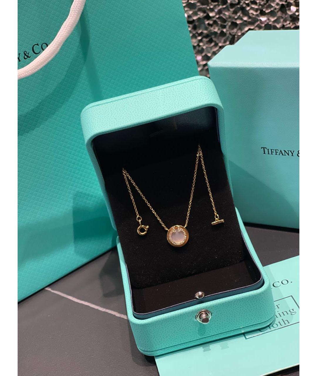 TIFFANY&CO Белое колье из желтого золота, фото 3