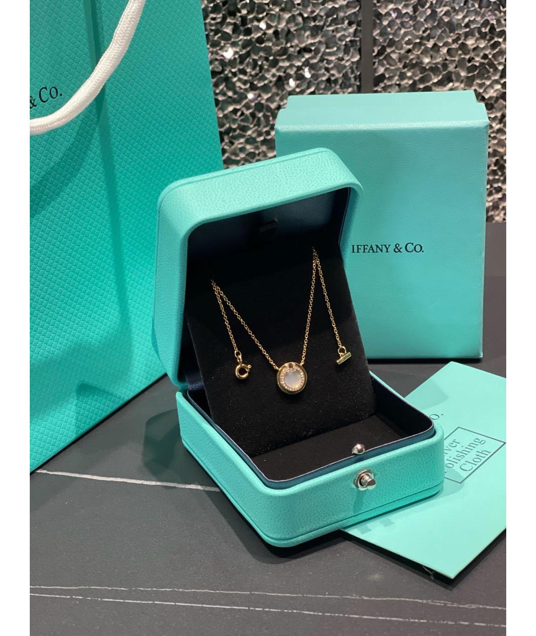 TIFFANY&CO Белое колье из желтого золота, фото 5