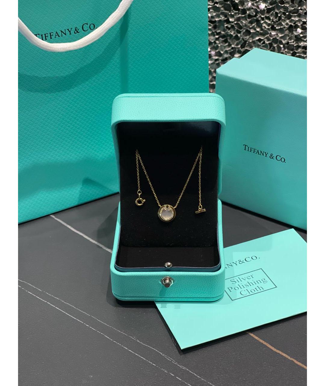 TIFFANY&CO Белое колье из желтого золота, фото 2