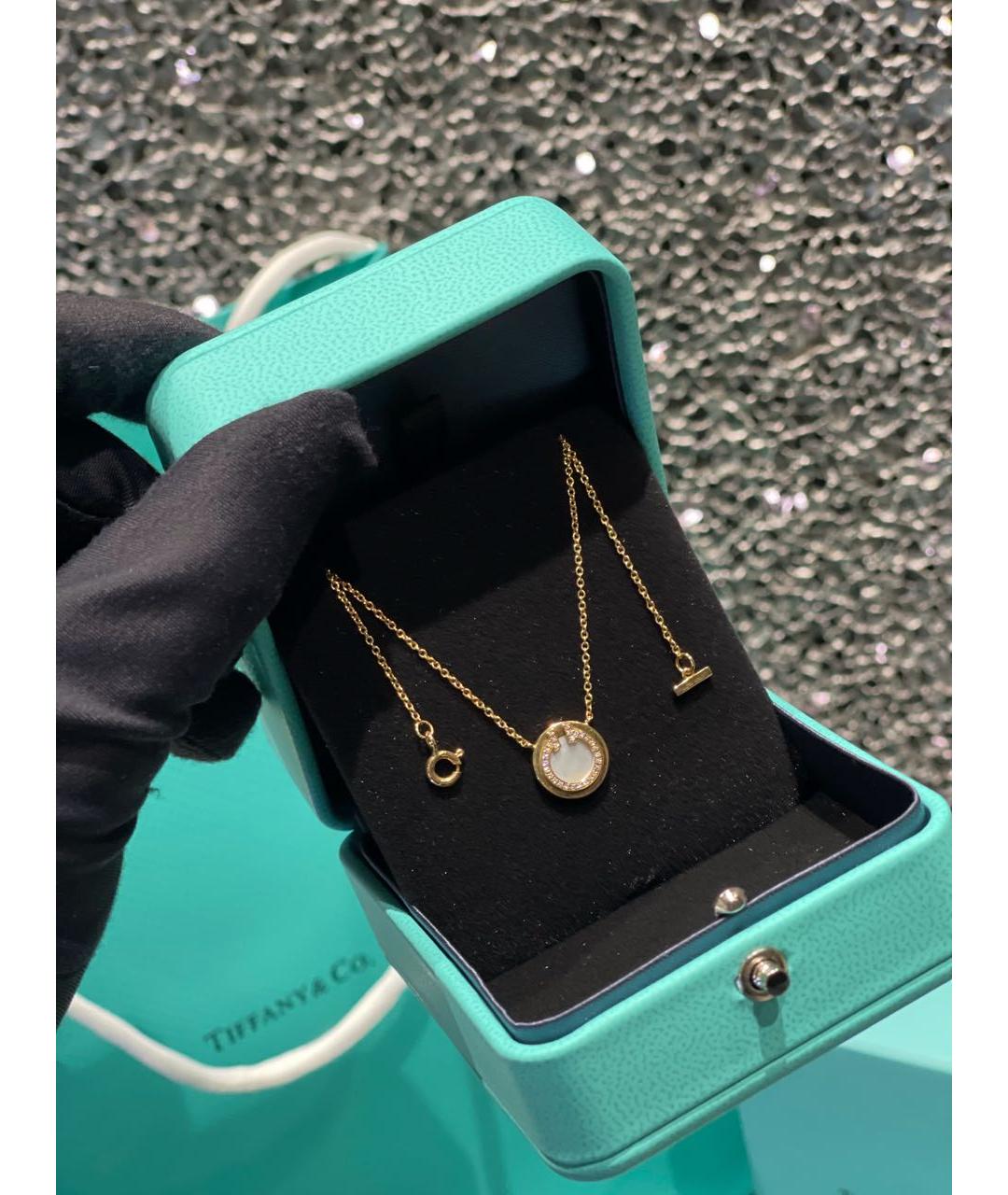 TIFFANY&CO Белое колье из желтого золота, фото 6