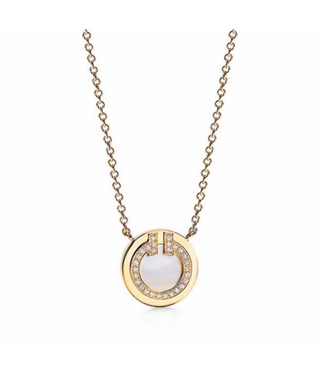 TIFFANY&CO Белое колье из желтого золота, фото 1