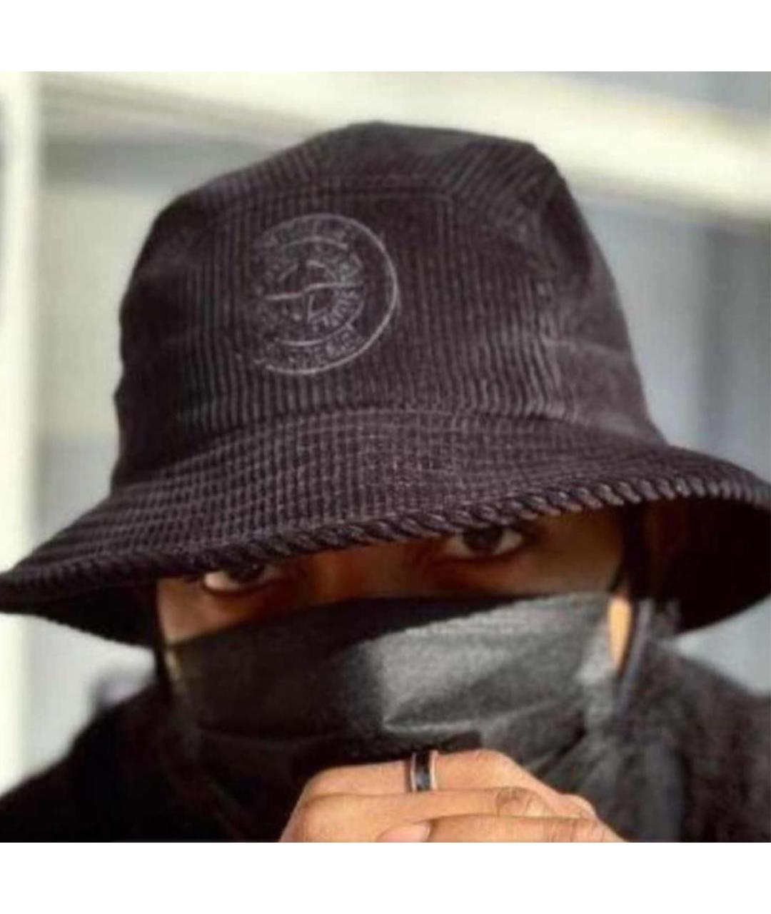 STONE ISLAND Черная шапка, фото 5