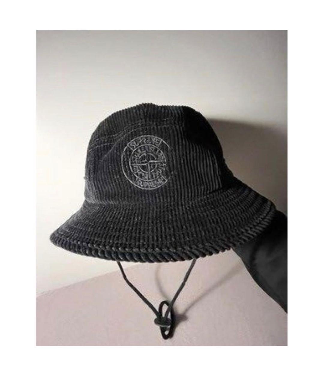 STONE ISLAND Черная шапка, фото 2