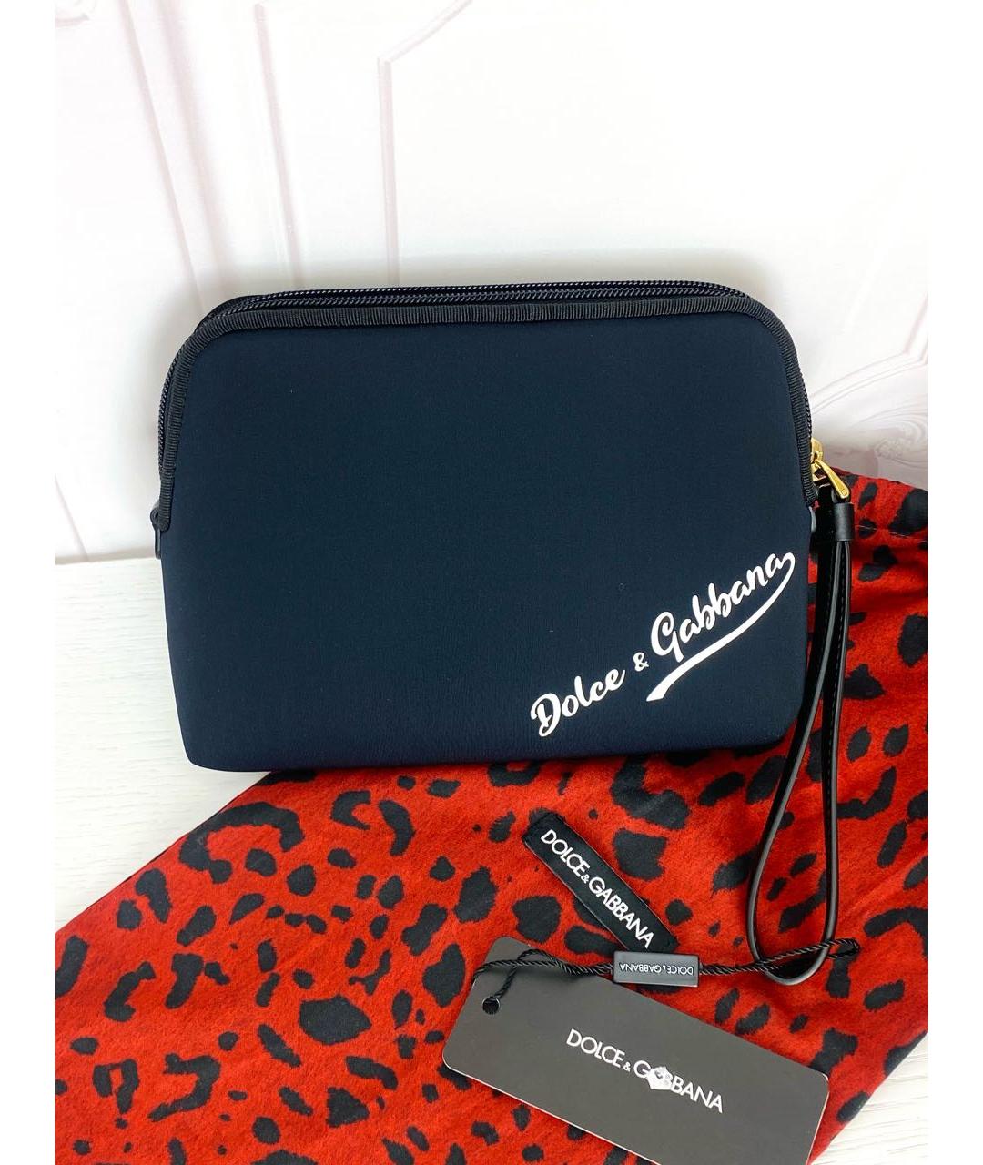 DOLCE&GABBANA Черная косметичка, фото 2