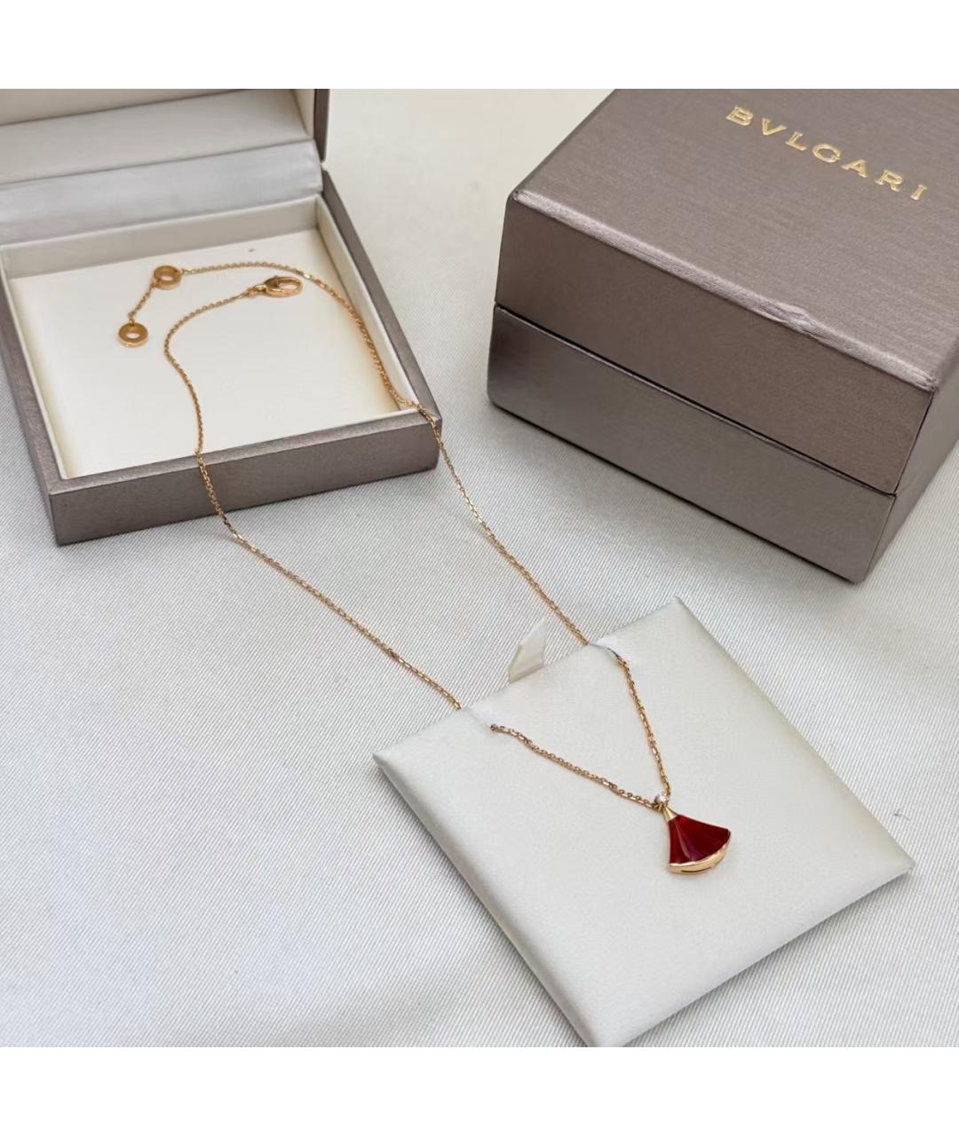 BVLGARI Золотое колье из розового золота, фото 4