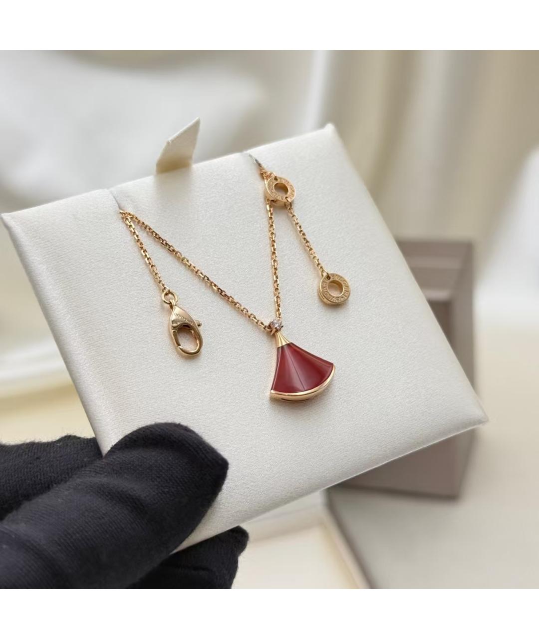 BVLGARI Золотое колье из розового золота, фото 3