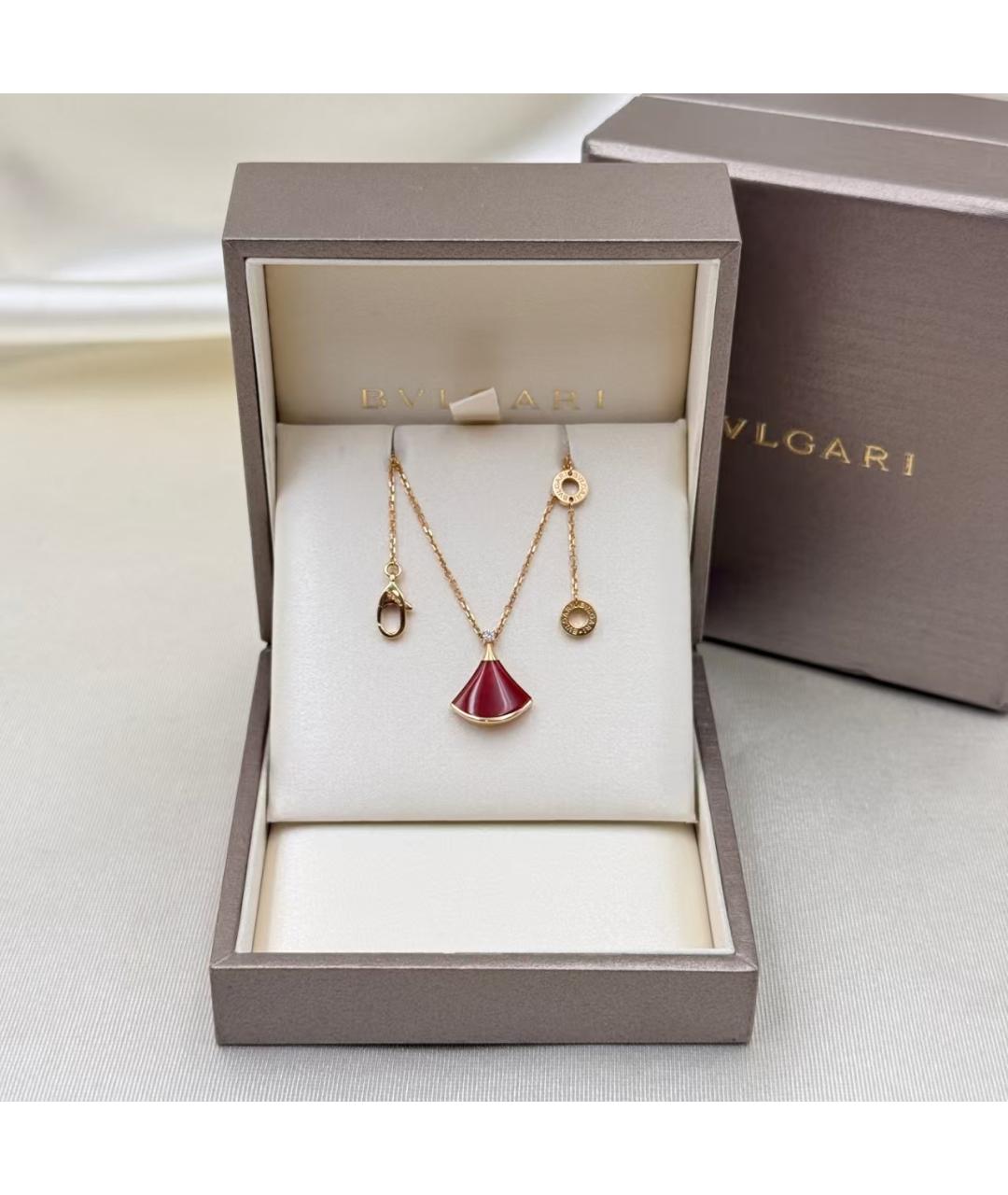 BVLGARI Золотое колье из розового золота, фото 2