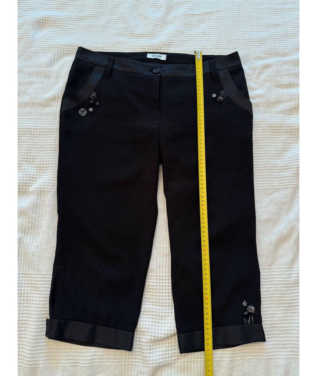 MOSCHINO JEANS Черные бриджи, фото 5