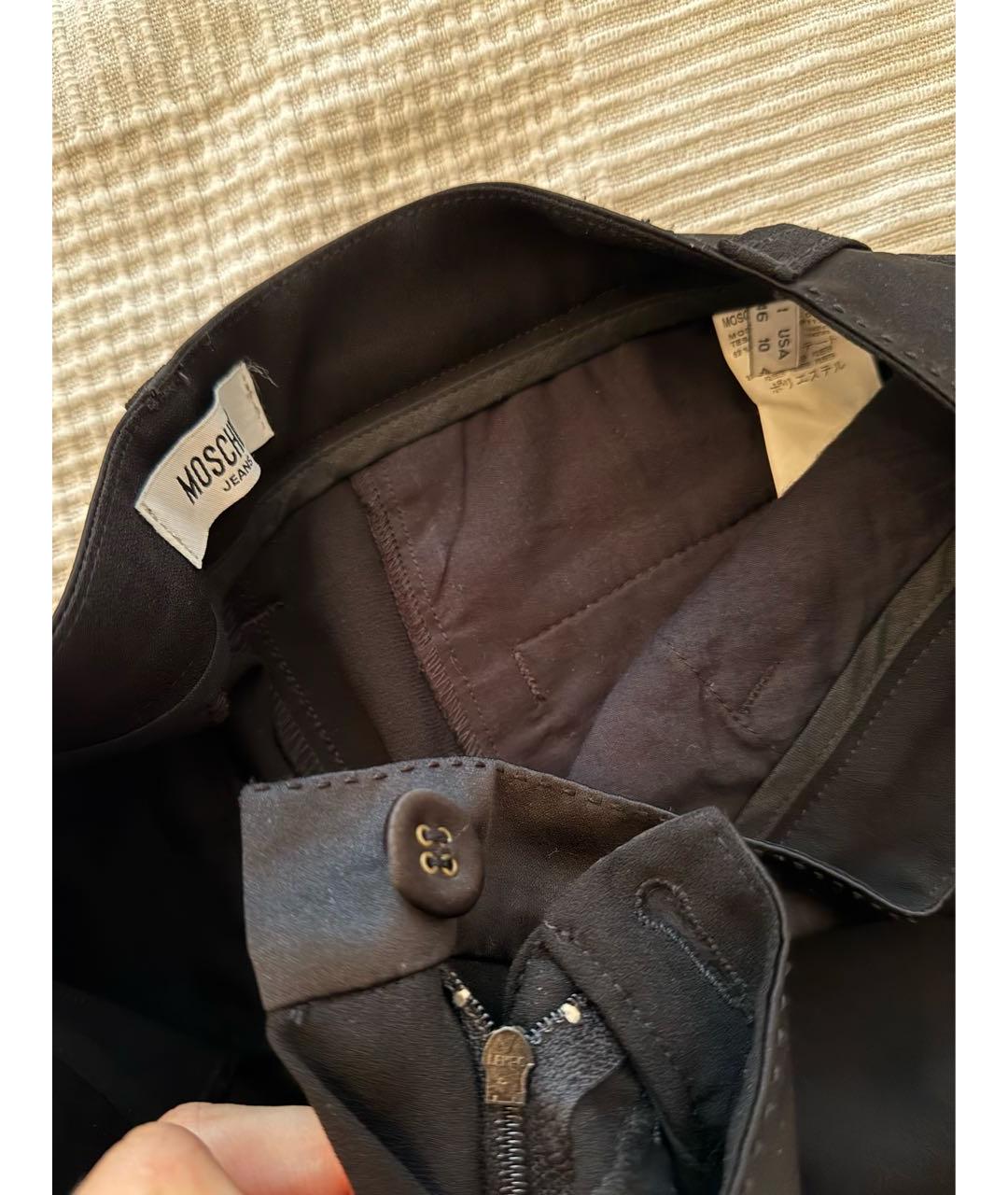 MOSCHINO JEANS Черные бриджи, фото 8