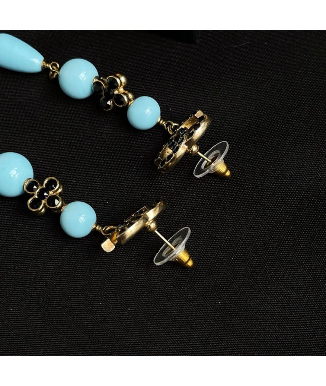 CHANEL Золотые серьги, фото 3