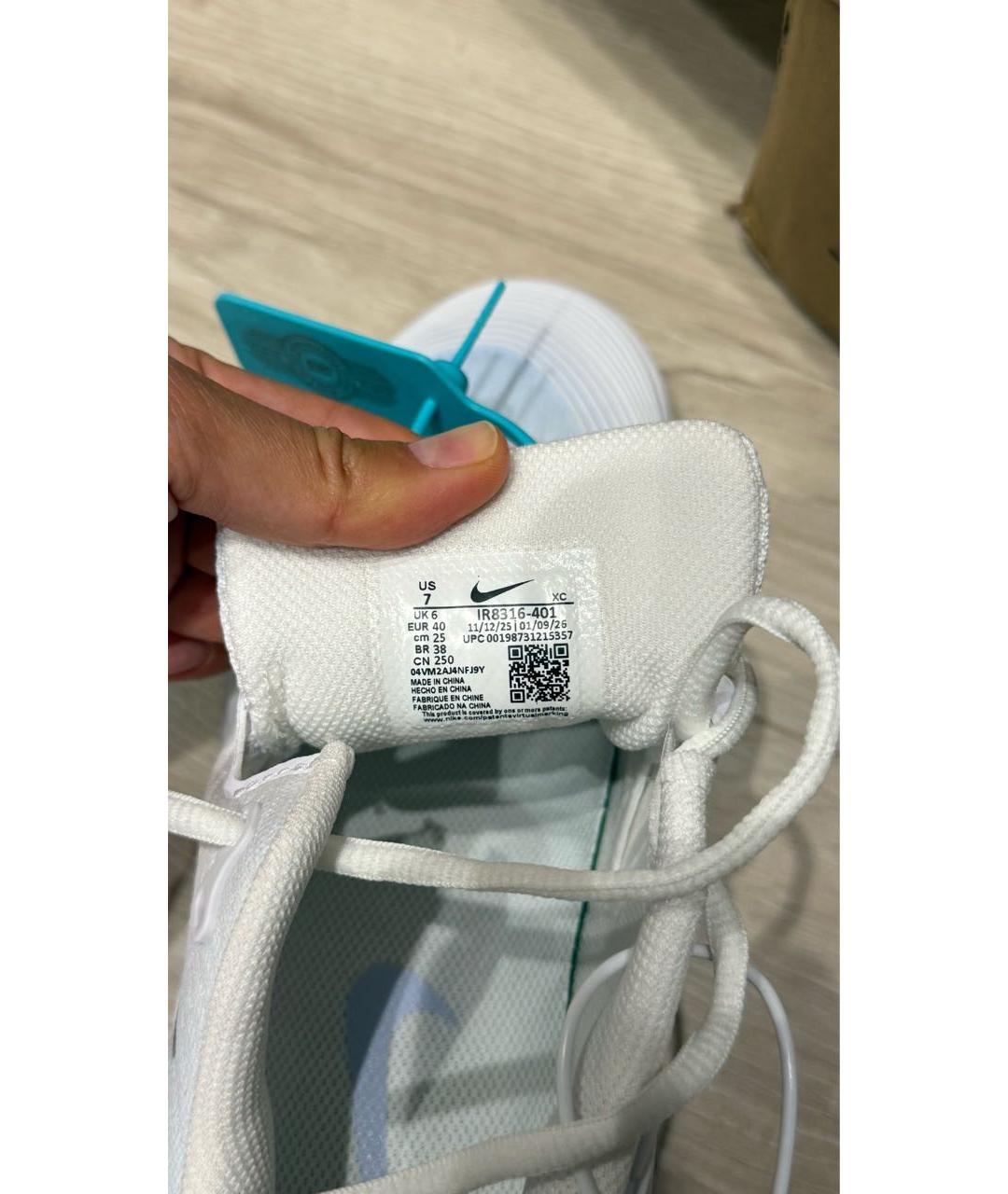 NIKE Белые низкие кроссовки / кеды, фото 7