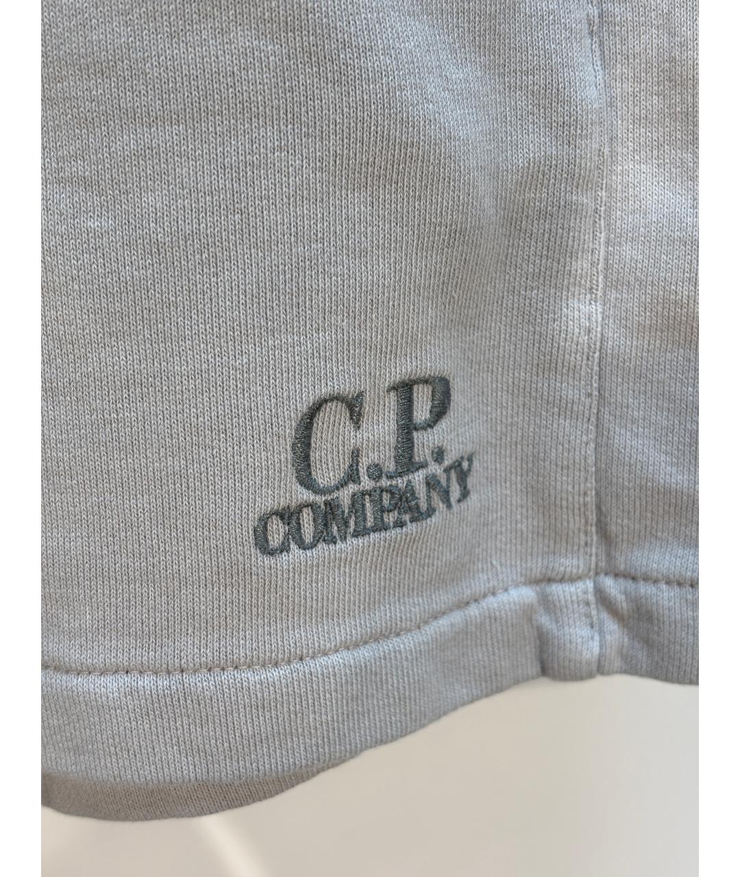 CP COMPANY Серые хлопковые шорты, фото 7