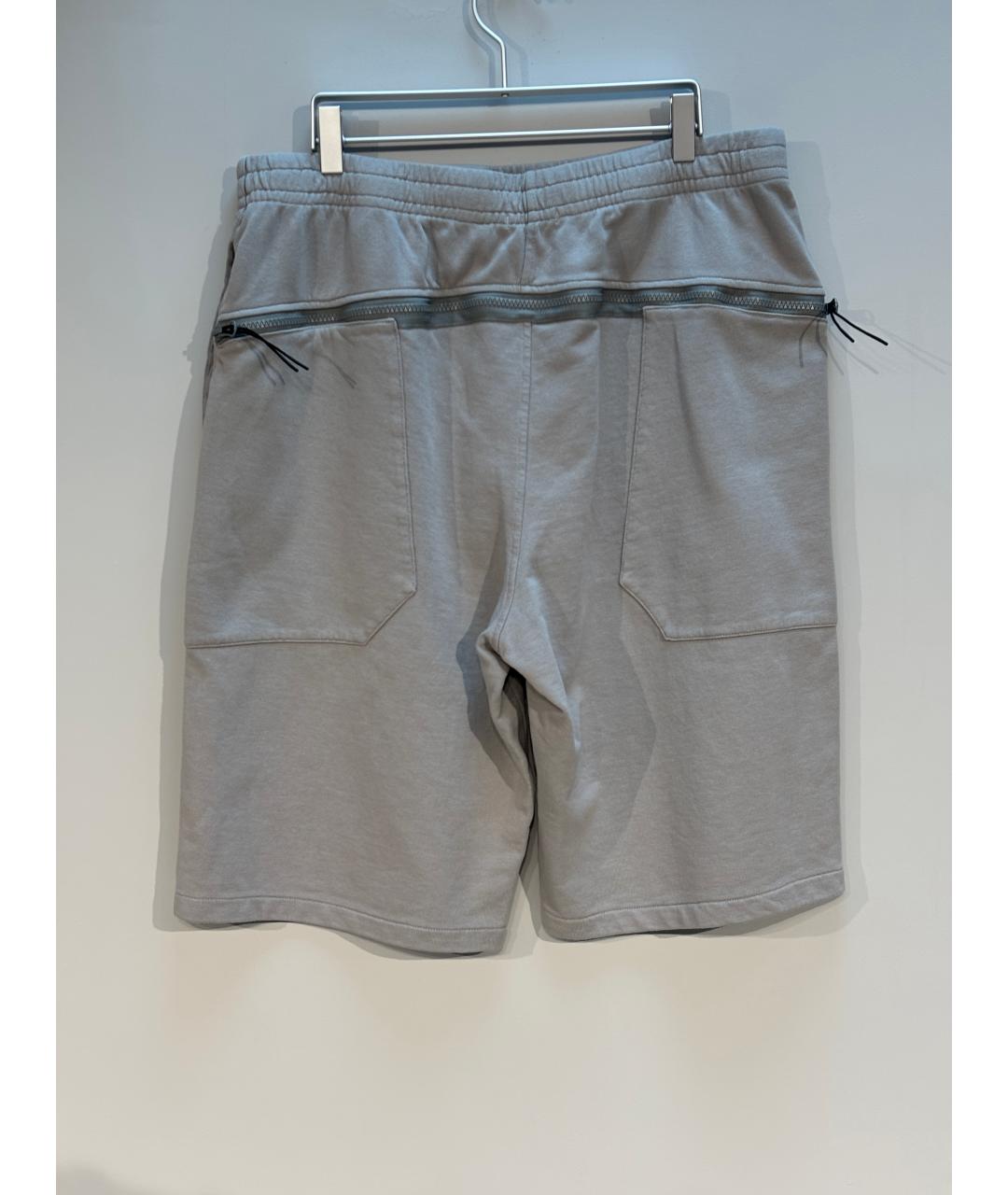 CP COMPANY Серые хлопковые шорты, фото 8