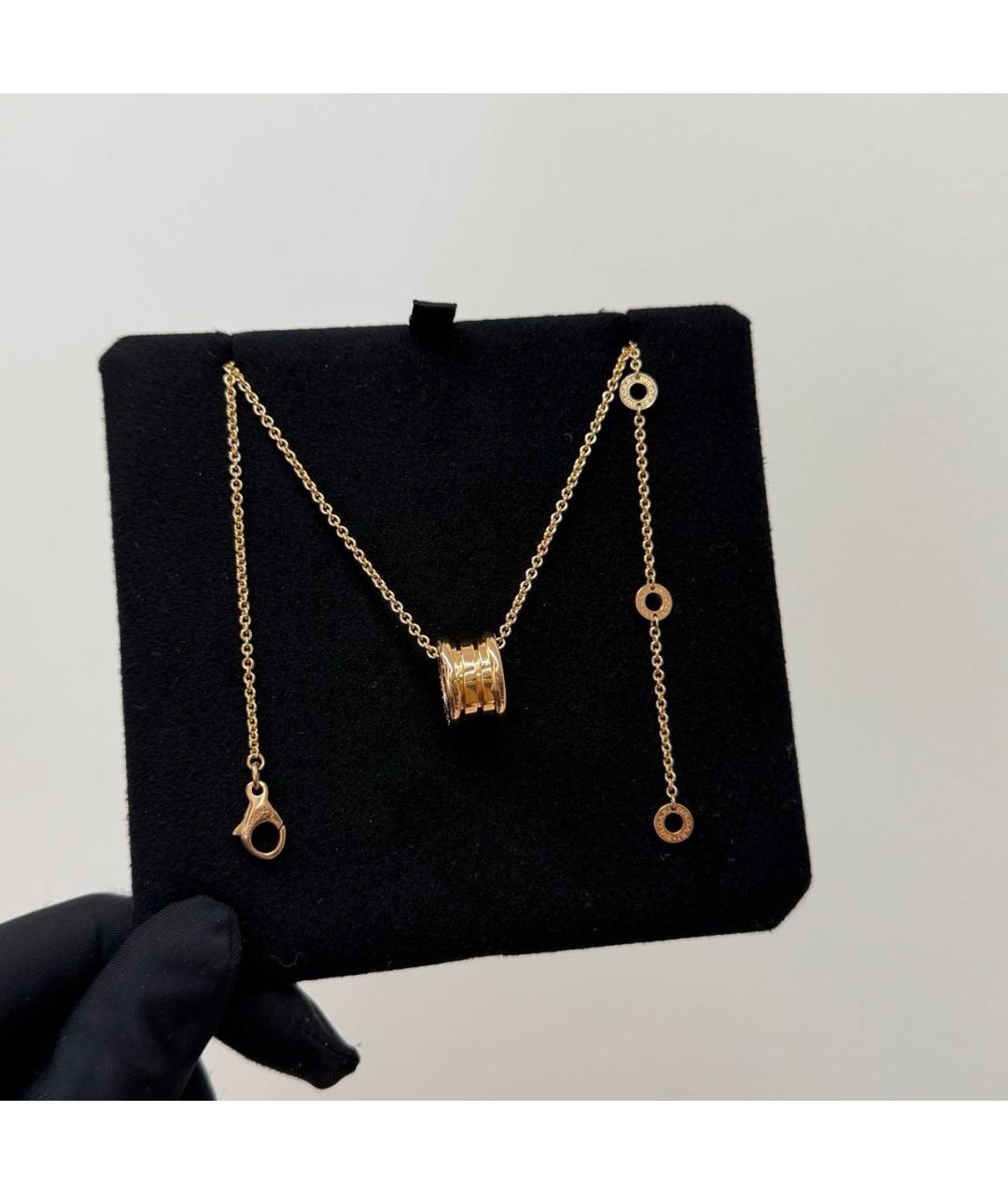 BVLGARI Золотая подвеска из розового золота, фото 4