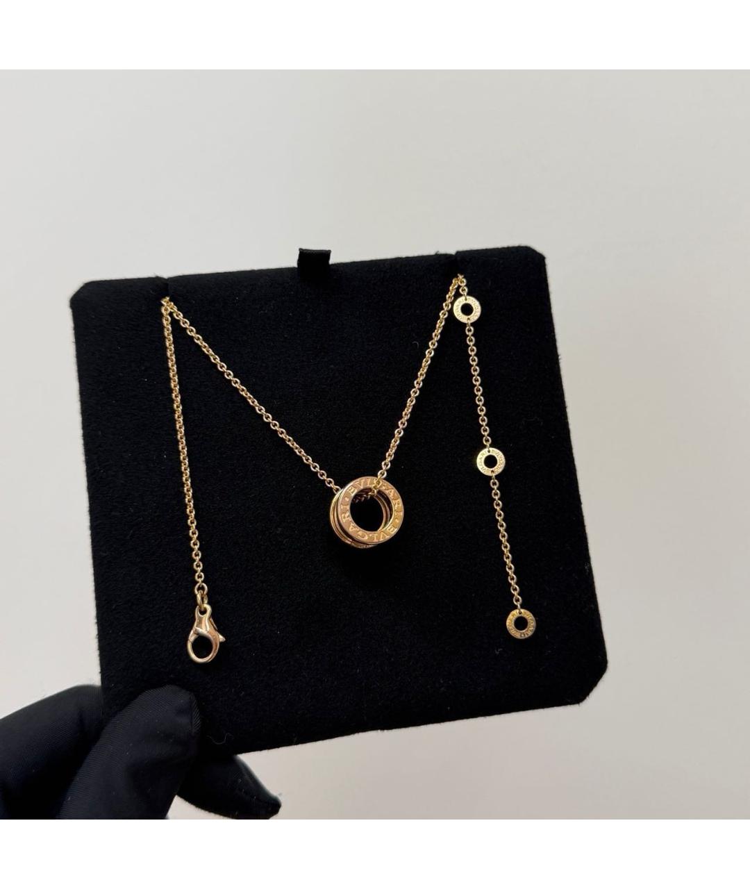 BVLGARI Золотая подвеска из розового золота, фото 3