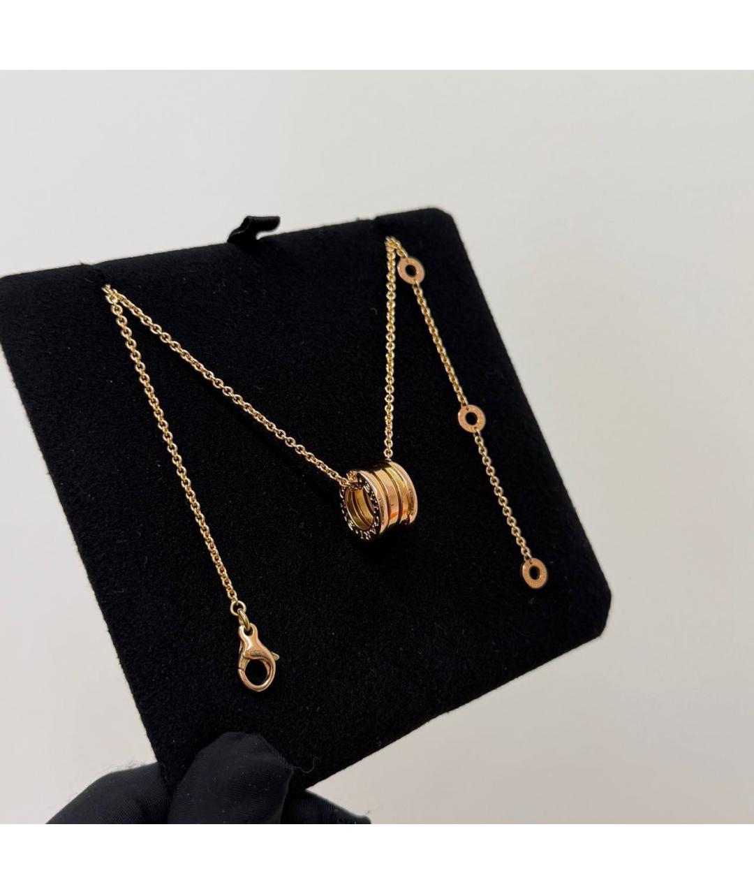BVLGARI Золотая подвеска из розового золота, фото 2