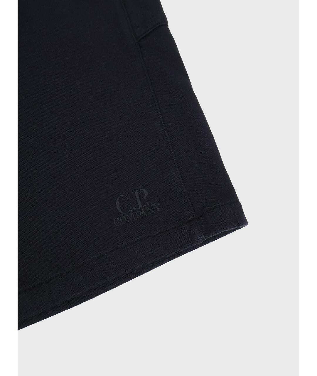 CP COMPANY Черные хлопковые шорты, фото 3