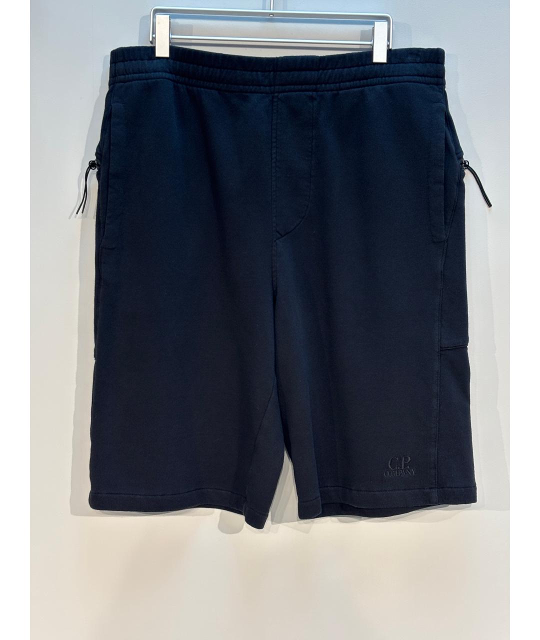 CP COMPANY Черные хлопковые шорты, фото 6