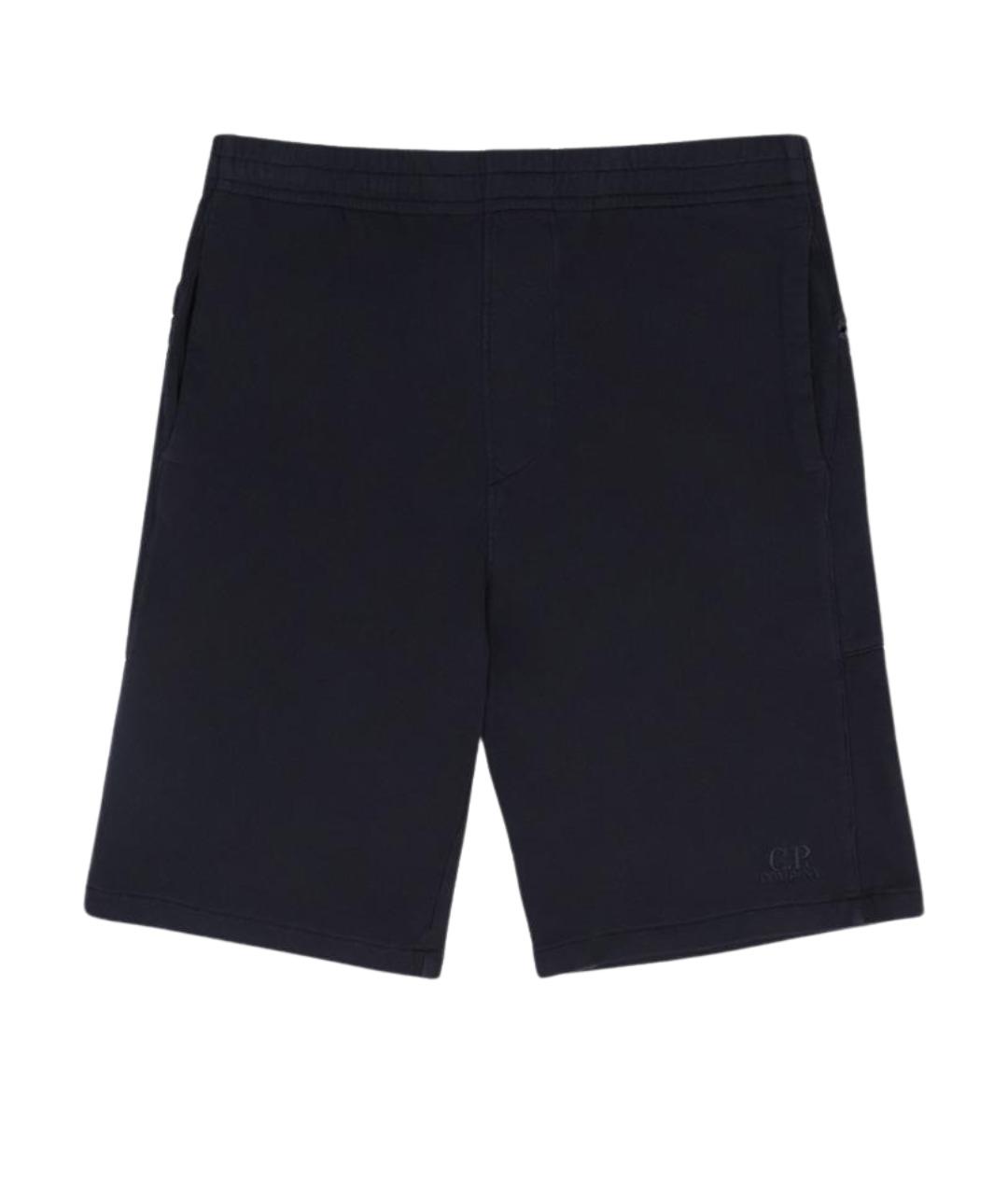 CP COMPANY Черные хлопковые шорты, фото 1