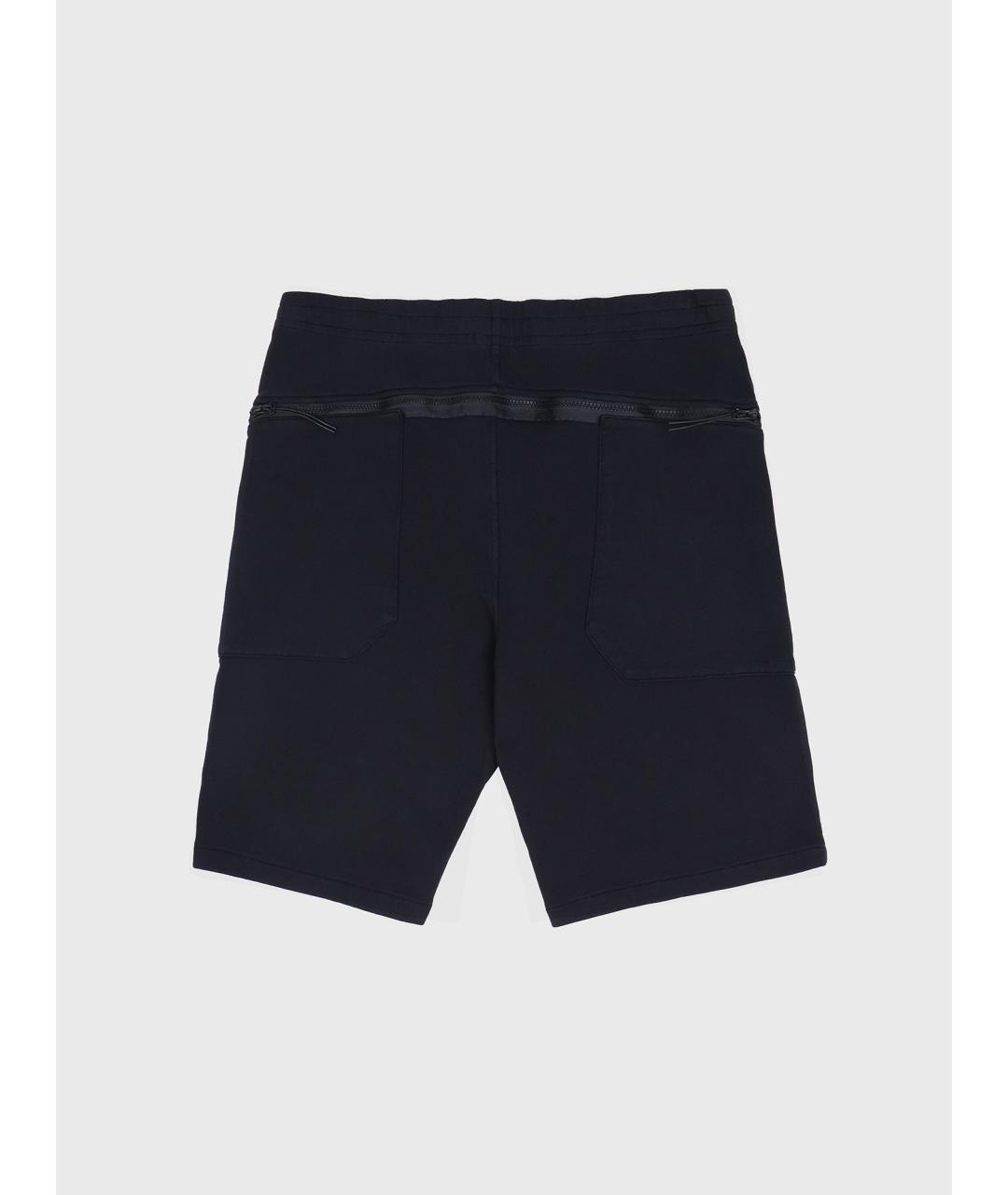CP COMPANY Черные хлопковые шорты, фото 2