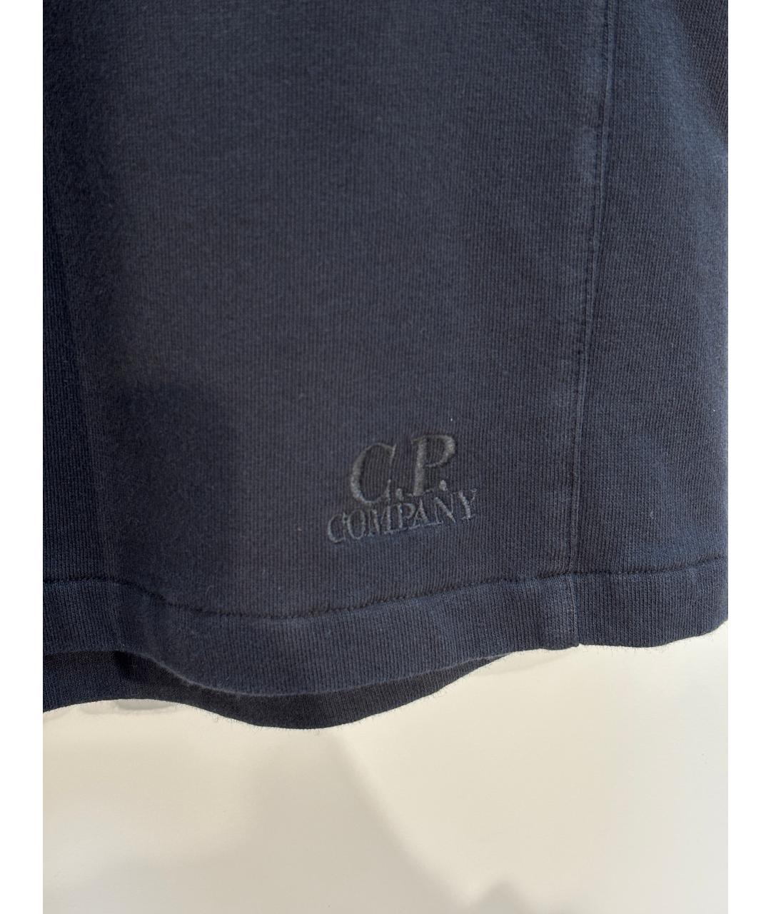 CP COMPANY Черные хлопковые шорты, фото 7