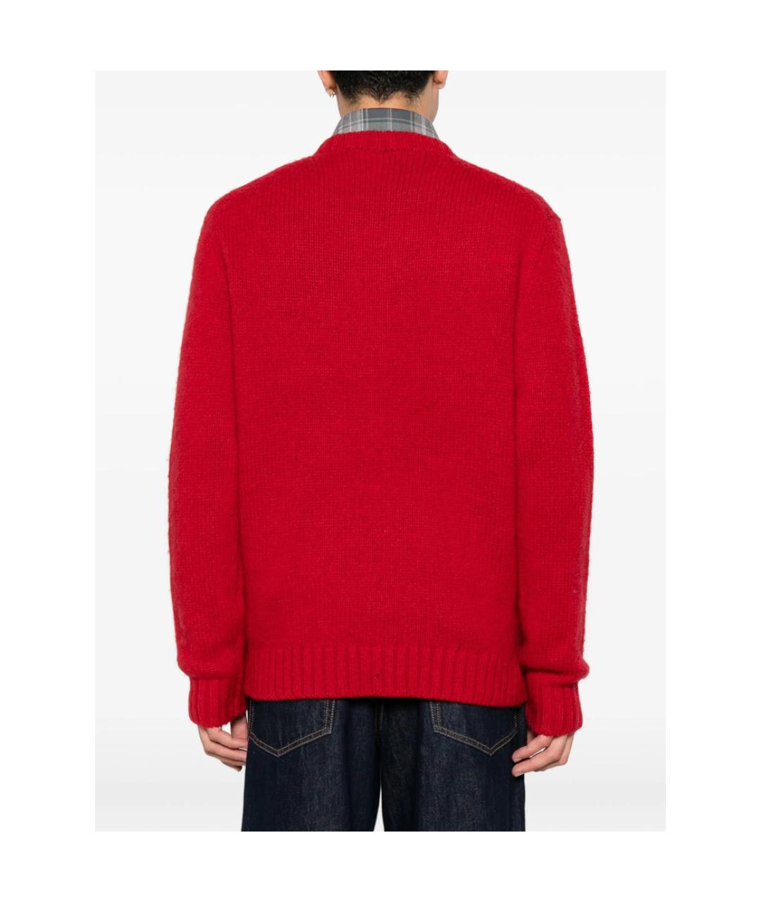 RALPH LAUREN Красный джемпер / свитер, фото 2