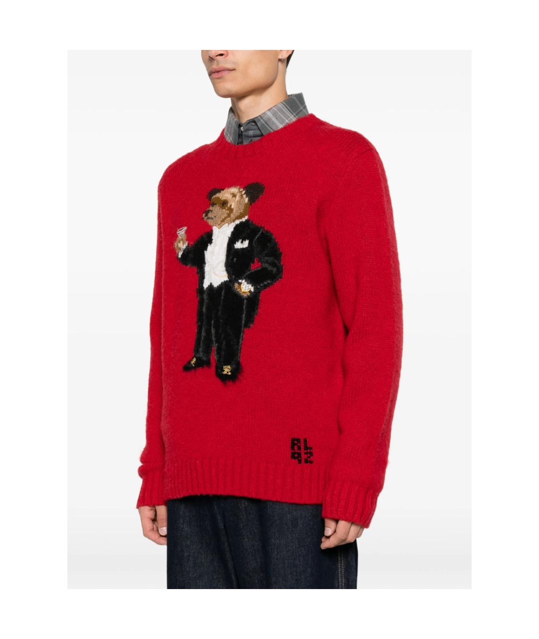 RALPH LAUREN Красный джемпер / свитер, фото 5