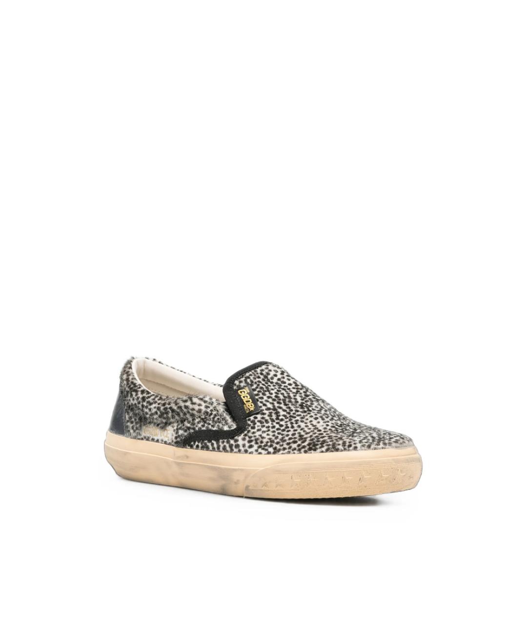 GOLDEN GOOSE Черные кожаные слипоны, фото 3