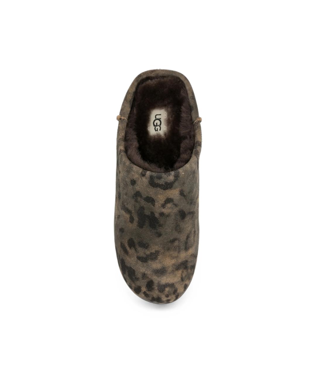 UGG Зеленые замшевые сабо, фото 2